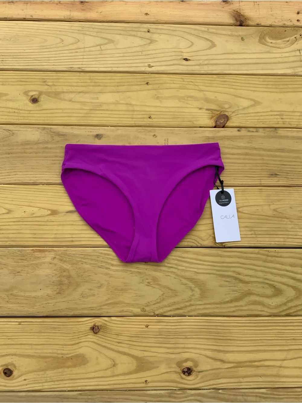 NWT Calia Electric Orchid Mid Rise Bikini Bottom with Moderate Coverage Size S